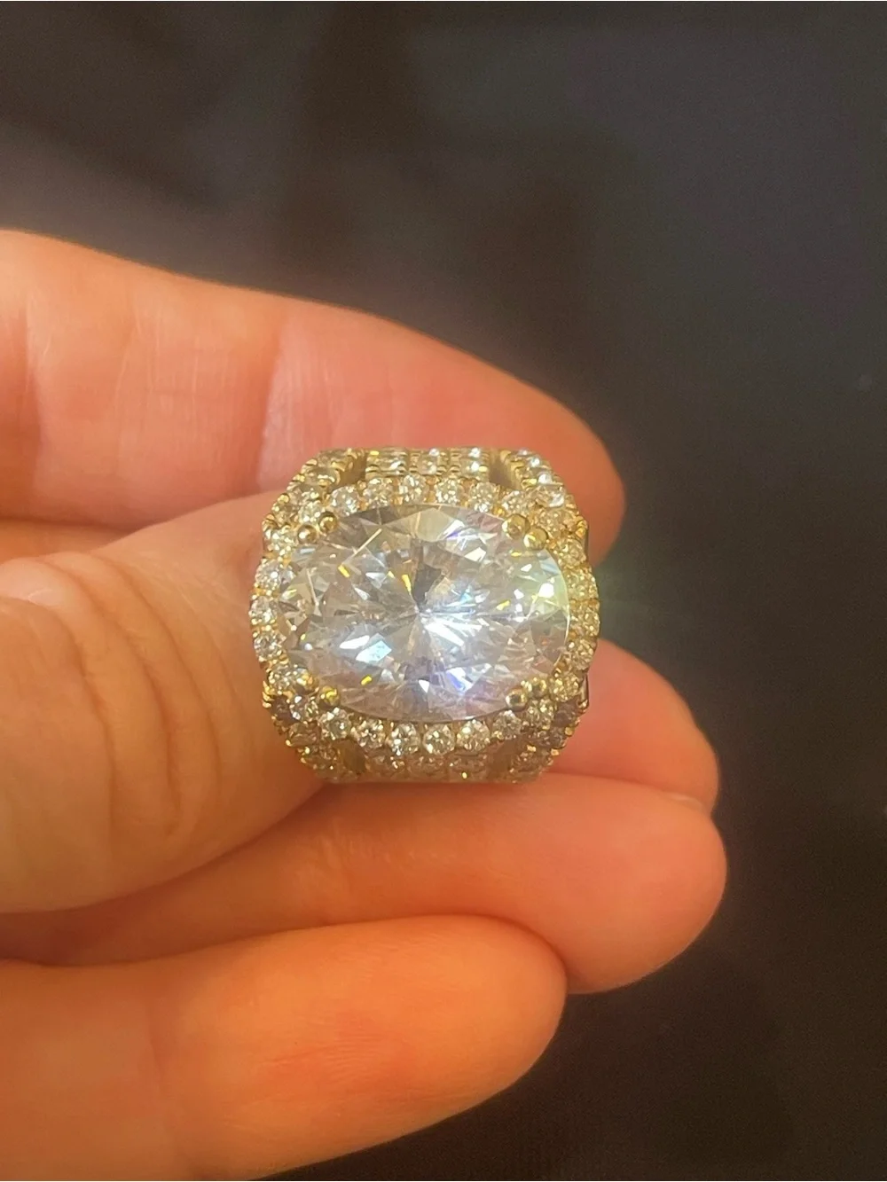 Custom 14k Gold Diamond Ring (Firm price)